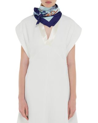 Shoe Print Silk Scarf