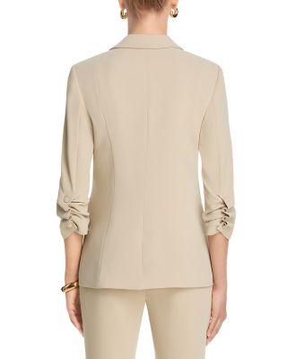 Khloe Ruched-Cuff Blazer