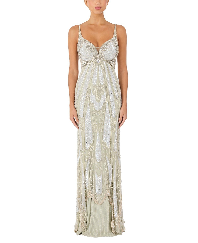 Jenny Packham Yves Beaded Maxi Dress