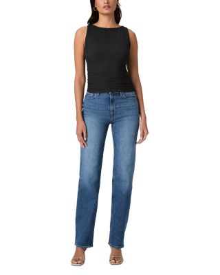 Stevie High Rise Straight Leg Jeans in Bonjour