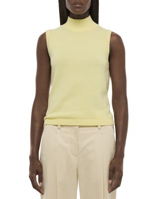 Mock Neck Sleeveless Sweater 