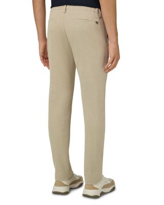 Regular Fit Cotton Blend Jersey Trousers
