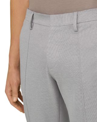 Regular Fit Cotton Blend Jersey Trousers