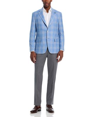 Classic Fit Plaid Sport Coat