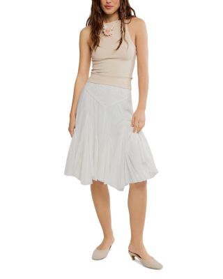 Frida Godet Midi Skirt