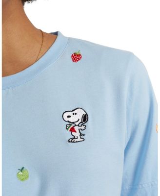  Women's Cotton Snoopy Fruit T-Shirt