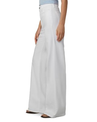 The Mia High Rise Wide Leg Jeans in White