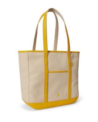 Polo Ralph Lauren Canvas Shopper Tote Bag | Bloomingdale's Handbags