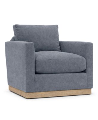Inwood Fabric Swivel Chair - Exclusive