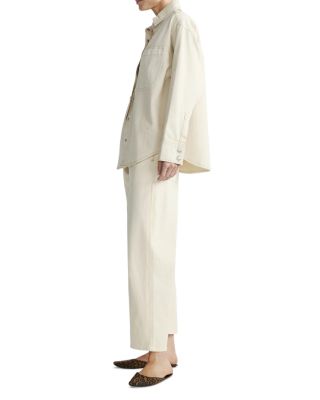 Billie High Rise Barrel Jeans in Crema
