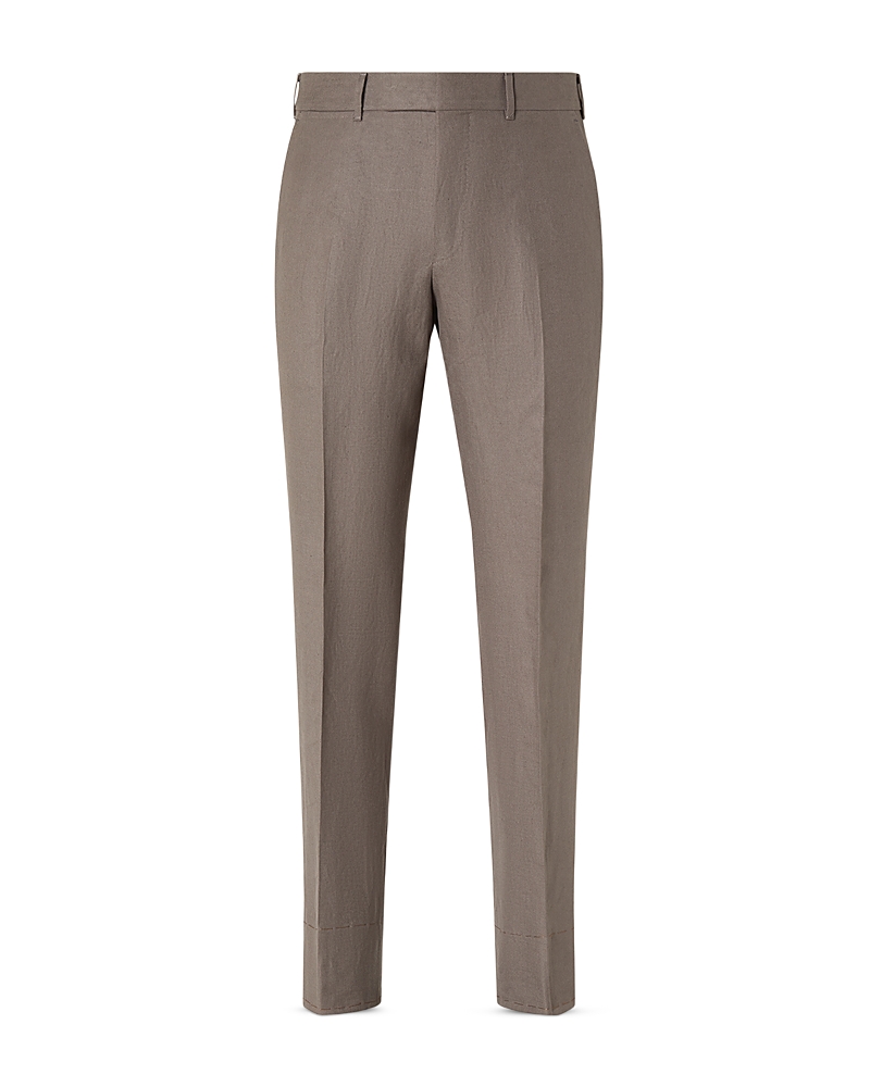 Zegna Oasi Lino Blue Flower Pants