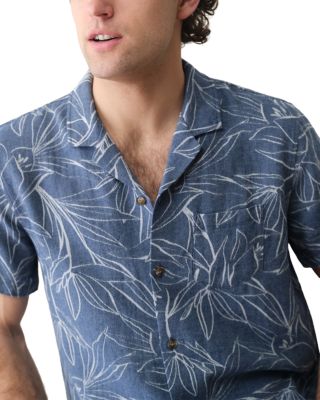 Resort Blue Floral Shirt