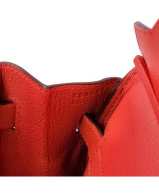 Birkin 30 Handbag Red Epsom with Gold Hardware