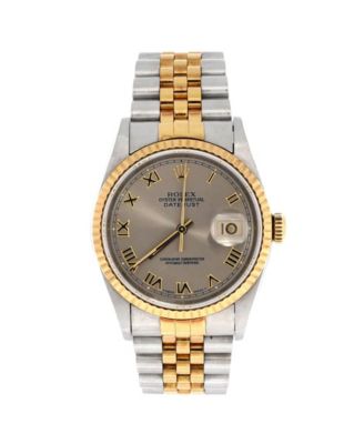  Oyster Perpetual Datejust Automatic Watch in Stainless Steel and Gold 36mm