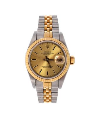  Oyster Perpetual Datejust Automatic Watch in Stainless Steel and Gold 26mm