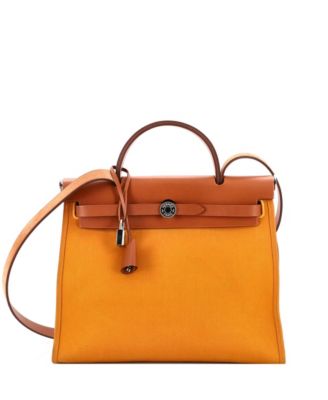 31 Herbag Zip Leather and Toile