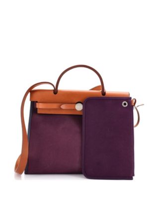 31 Herbag Zip Leather and Toile