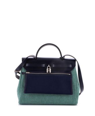 31 Herbag Zip Criss Viking Toile and Leather