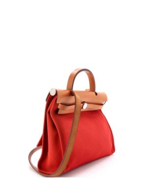 31 Herbag Zip Leather and Toile