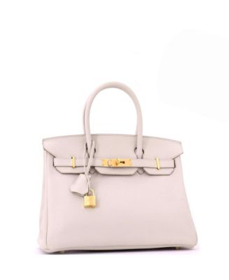 Birkin 30 Handbag Light Togo with Gold Hardware