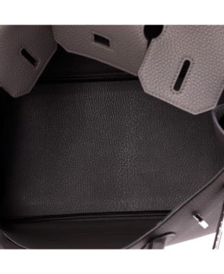 Birkin 30 Handbag Grey Togo with Palladium Hardware