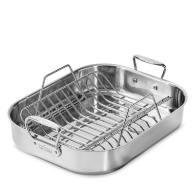 Specialty Cookware Stainless Steel Roaster with Rack