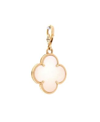  Magic Alhambra Pendant Charm 18K Gold and Mother of Pearl