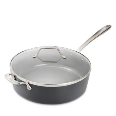 HA1 Ceramic 6 Qt. Saute Pan and Lid
