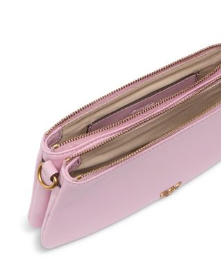 Double Mini Vitello Leather Crossbody 