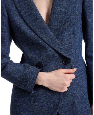  Rowan Double Breasted Blazer in Modern Donegal Fabric