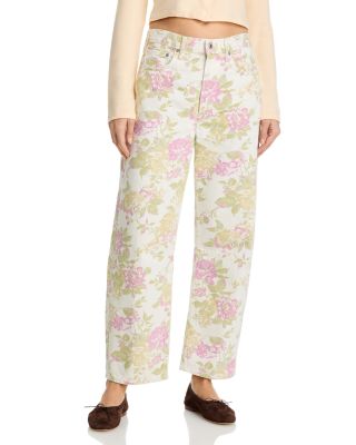 Miro High Rise Relaxed Jeans in English Rose