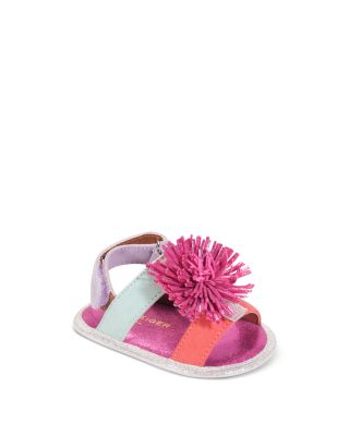 Girls' Baby Laney Fringed Leather Sandals - Baby