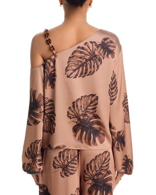 Asami Chain One Shoulder Blouse