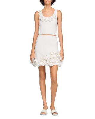 Corolle Short Floral Knit Skirt