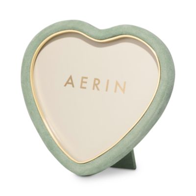 Valentina Suede Heart Frame, 6" x 6"