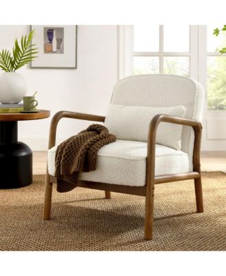 Charlie Boucle Upholstered Armchair