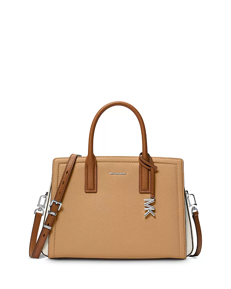 Michael Kors Laila Medium Leather Satchel
