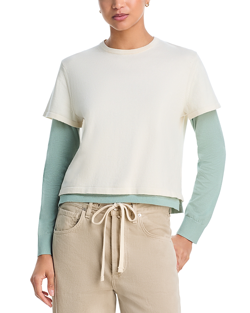 Guest in Residence Layered Long Sleeve Tee