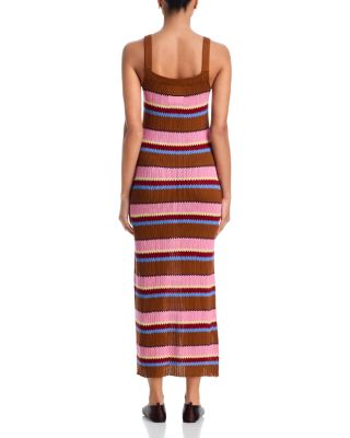 Striped Ribbed Dress