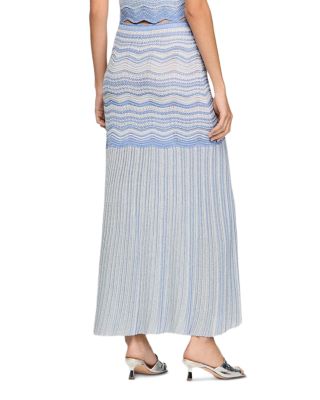 Davinna Long Decorative Knit Skirt