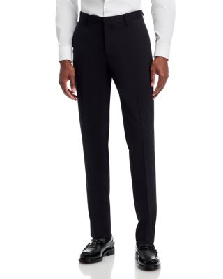 Stretch Wool Slim Fit Suit Pants