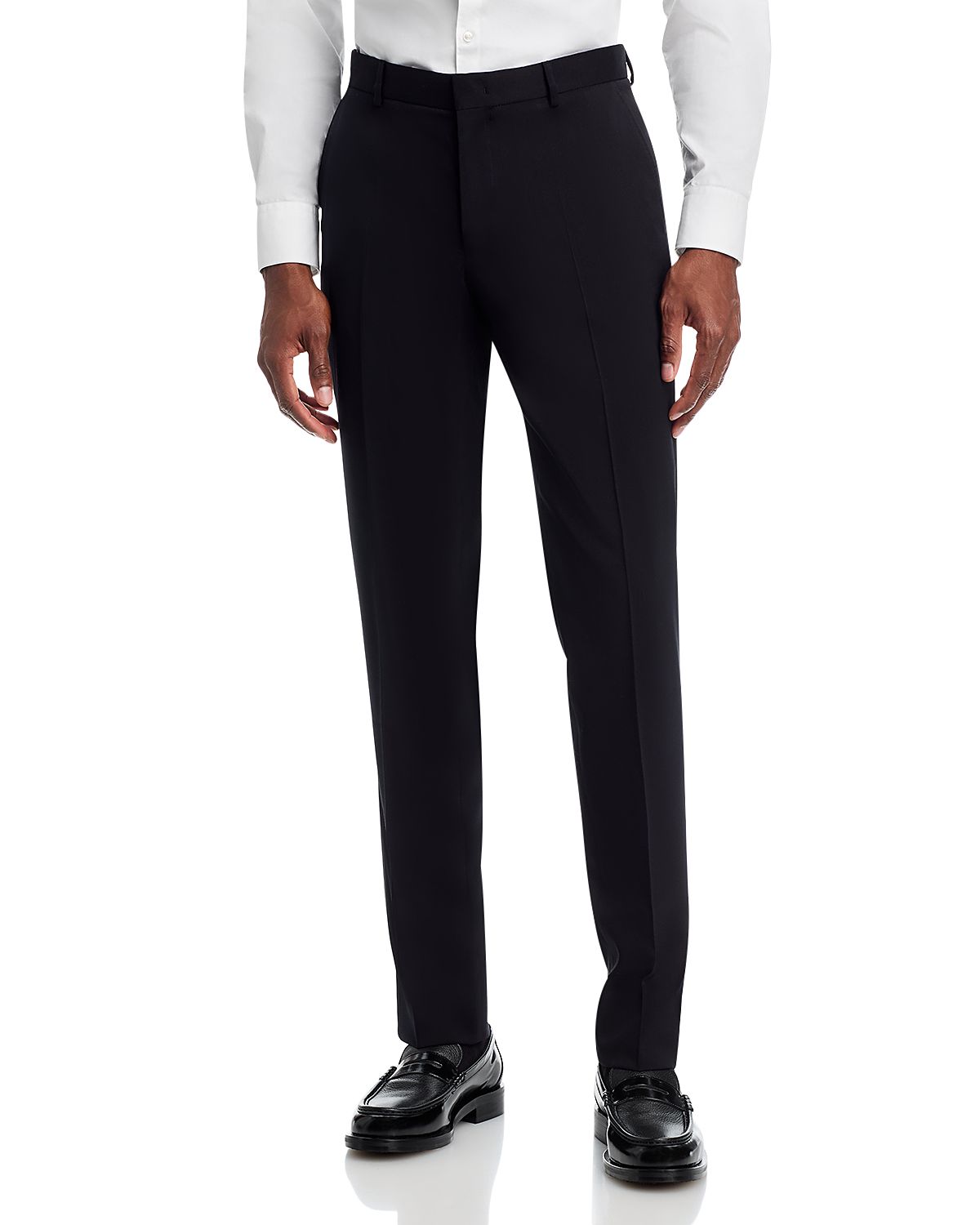 Vince Basic Regular Fit Stretch Wool Suit Pants
