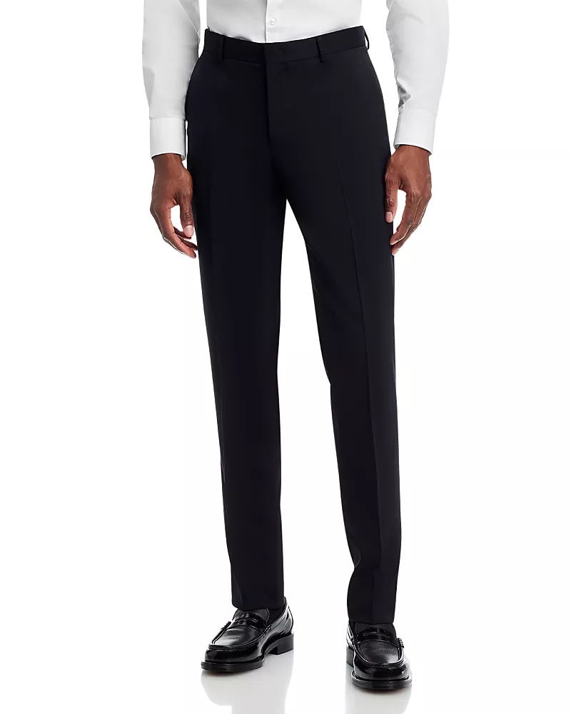 Vince Basic Regular Fit Stretch Wool Suit Pants