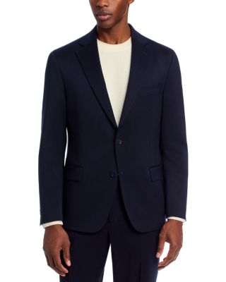 Stretch Wool Unstructured Slim Fit Suit Jacket