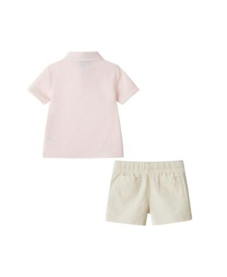  Boys' Puckered Buttondown & Shorts Set - Baby
