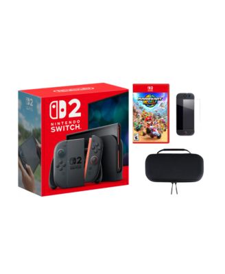  Switch 2 Bundle with Accessories & Mario Kart World Game