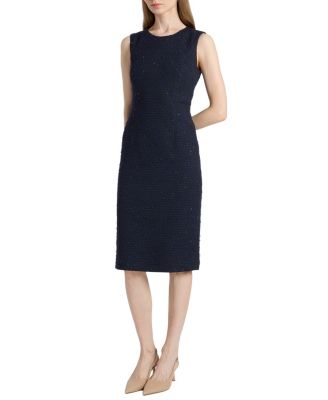  Britta Midi Sheath Dress in Luxury Tweed