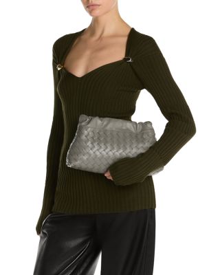 Dustbag Intrecciato Leather Shoulder Bag