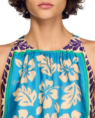 Floral Print Maxi Dress