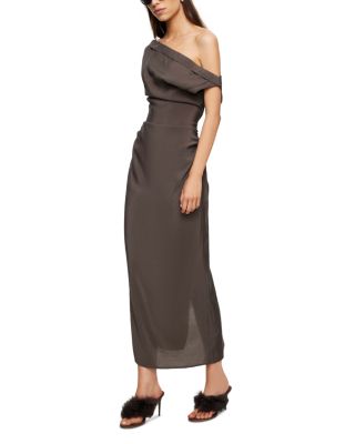 One Shoulder Maxi Dress